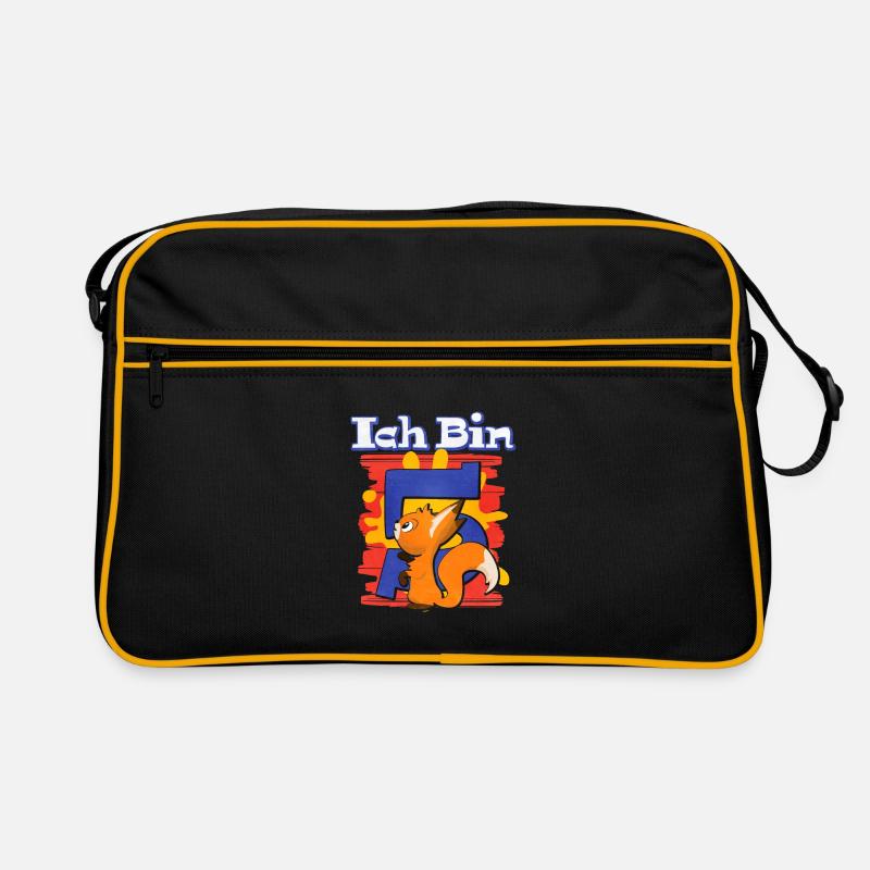 Ich Bin 5 Fuchs Retro Tasche