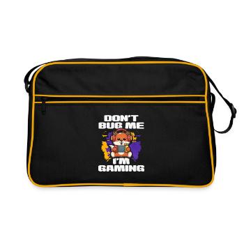 Gaming Gaming Computer Games Gift - Retro Bag - black/gold - Front