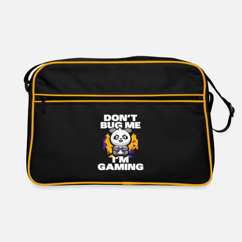 Zocken Gaming Computer Spiele Geschenk Retro Tasche