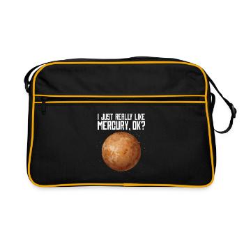 Mercury - Retro Bag - black/gold - Front