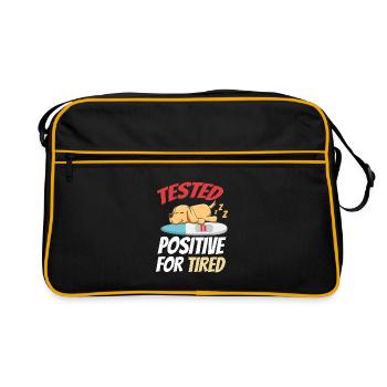 Cadeau Sleeping Sweet - Sac Retro - noir/or - Devant