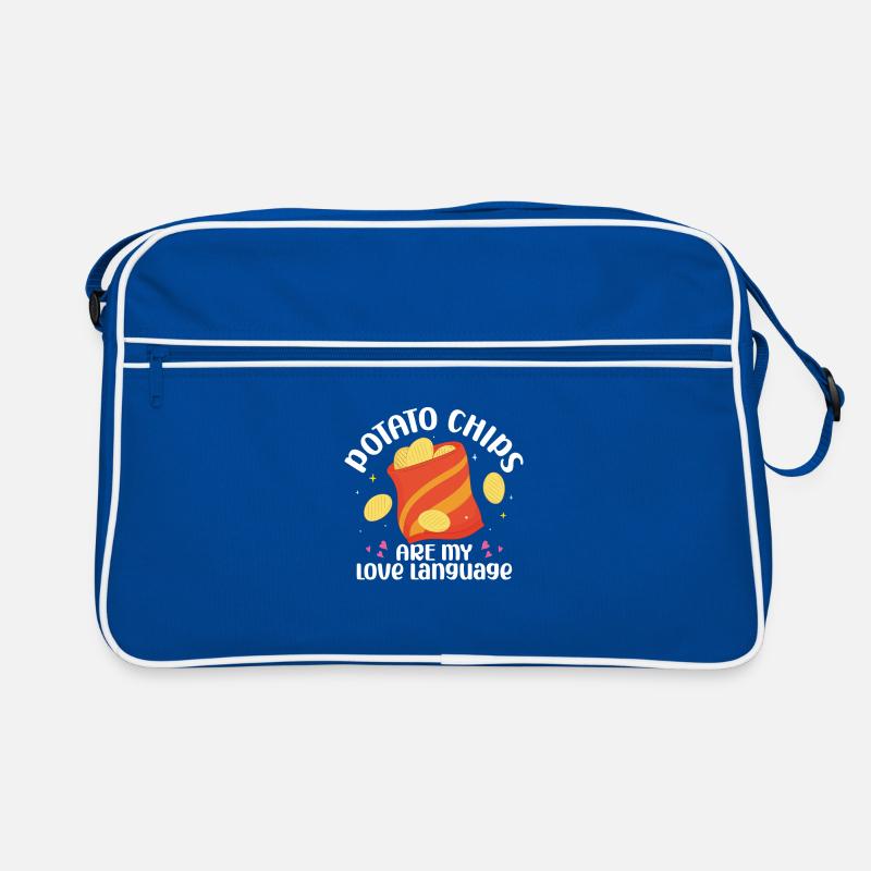 Chips Eating Snacks Candy Gift Retro Bag