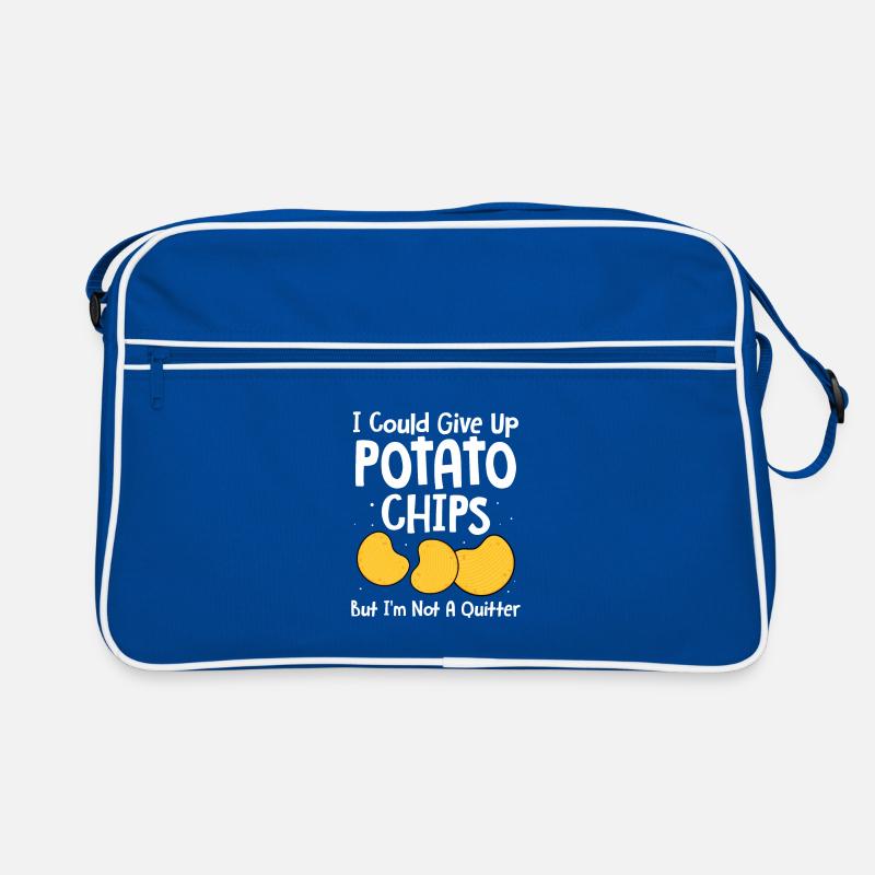 Chips Essen Snacks Süßigkeiten Geschenk Retro Tasche