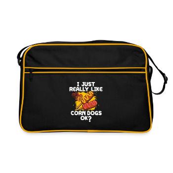 Corn dog - Retro Bag - black/gold - Front