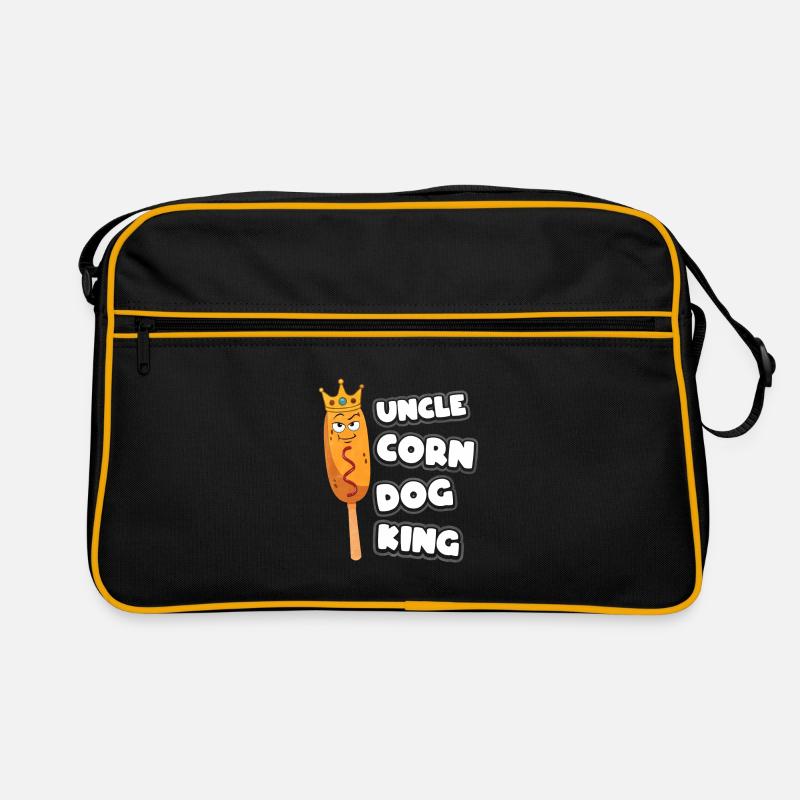 Oncle Corn Dog - Sac Retro - noir/or