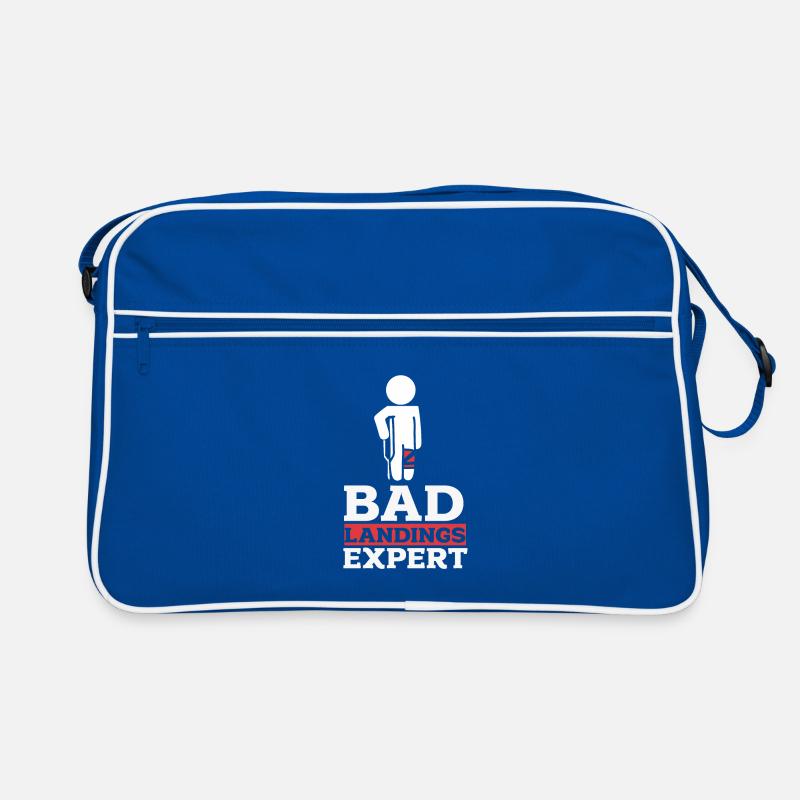Ein Bein Witz Humor Geschenk Retro Tasche