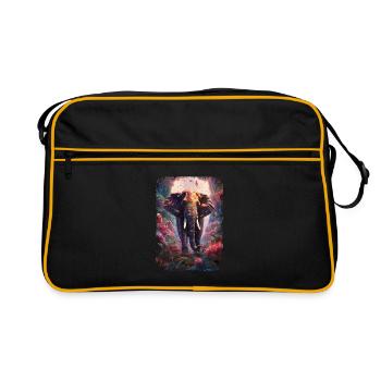 Mammut - Retro Tasche - Schwarz/Gold - Vorne