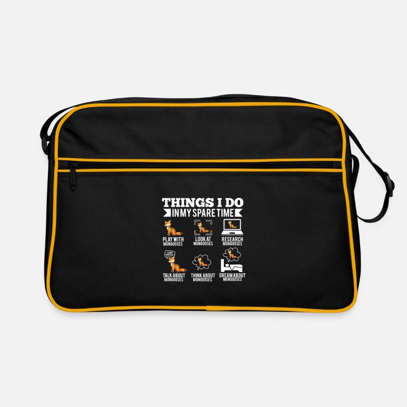 Mangusten Manguste Retro Tasche