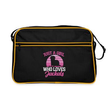 Jackal - Retro Bag - black/gold - Front