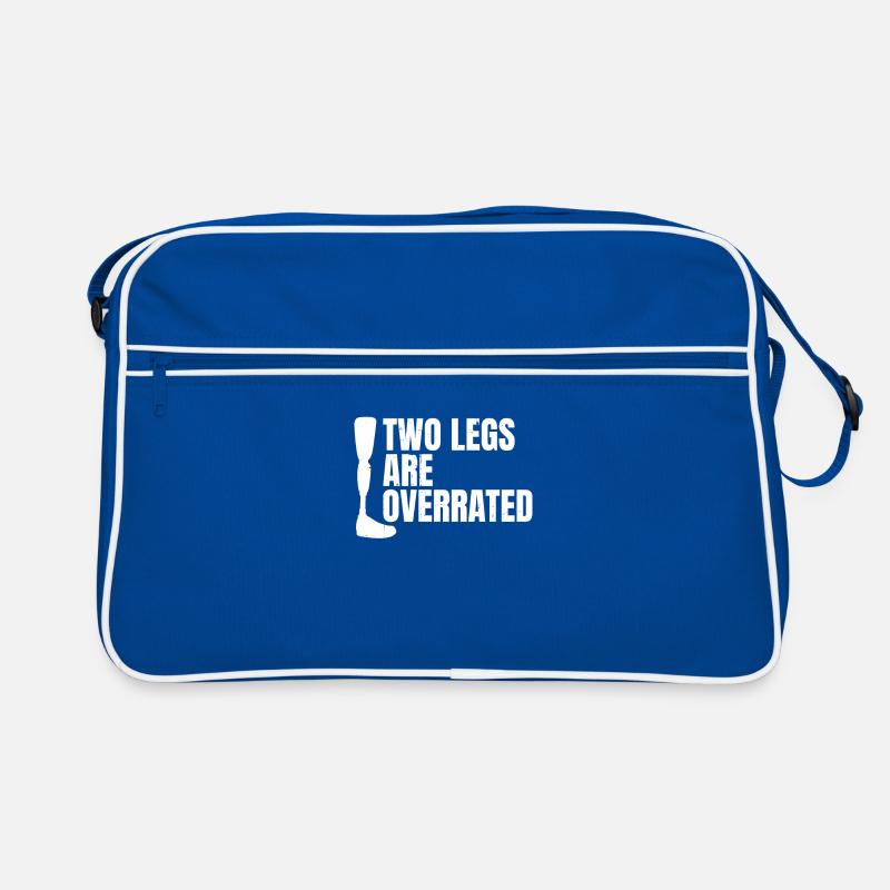 Amputated Leg Prosthesis Gift Retro Bag