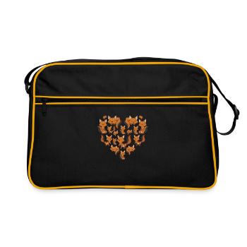 Jackal - Retro Bag - black/gold - Front