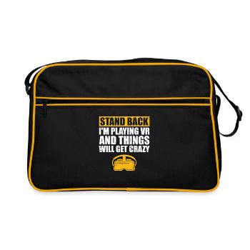 Virtual Reality VR Gift - Retro Bag - black/gold - Front