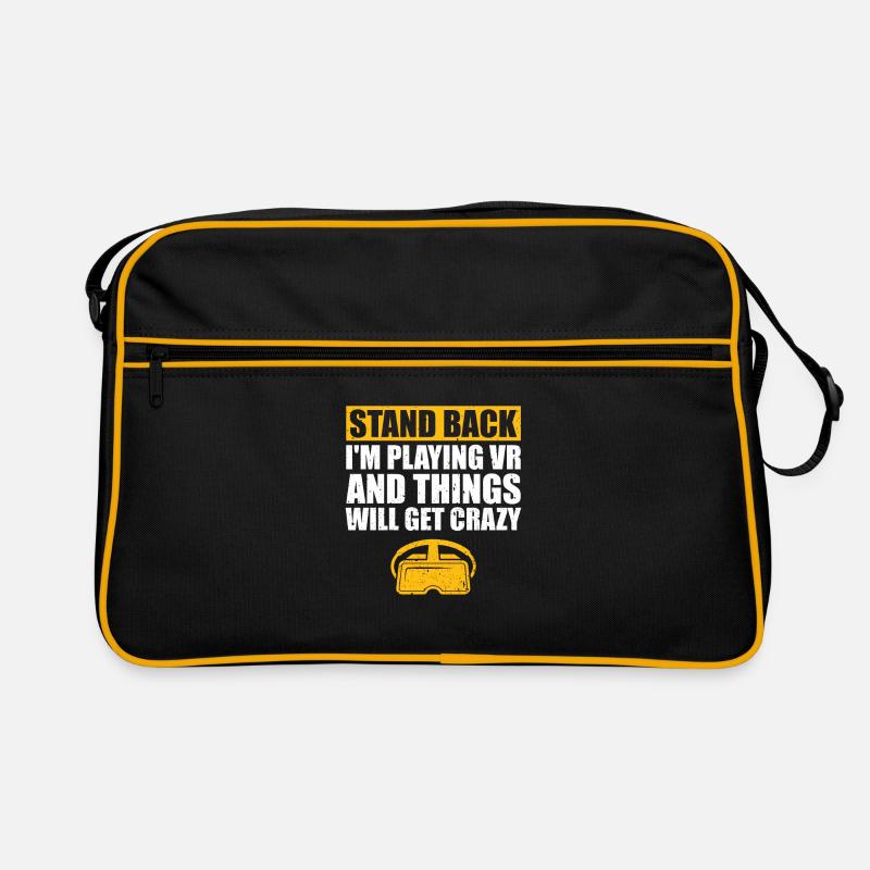 Virtual Reality VR Gift - Retro Bag - black/gold