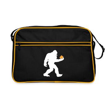 Gaufre Bigfoot - Sac Retro - noir/or - Devant