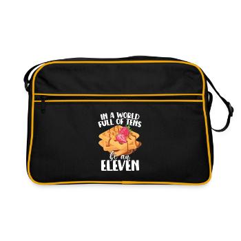 Dans un monde plein de dizaines, qu’une pénalité soit - Sac Retro - noir/or - Devant