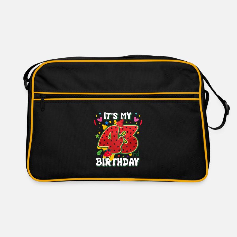43e anniversaire Pastèque Sac Retro