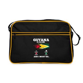 Guyana - Sac Retro - noir/or - Devant