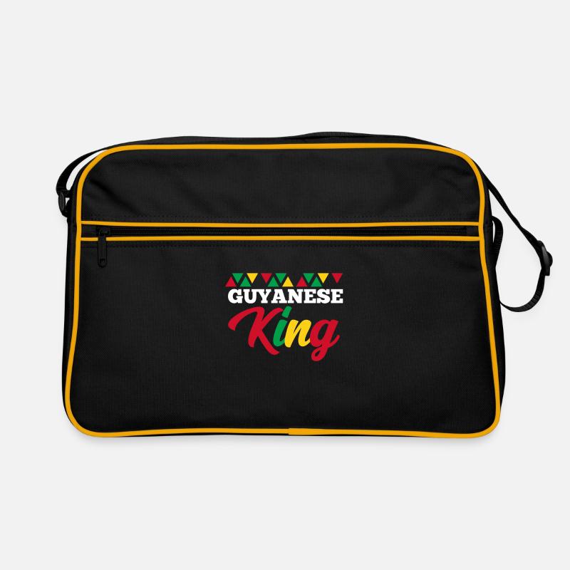 Guyana - Sac Retro - noir/or