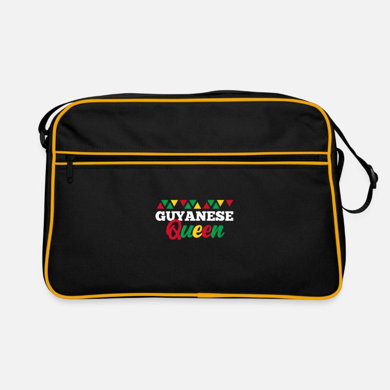 Guyana - Sac Retro - noir/or