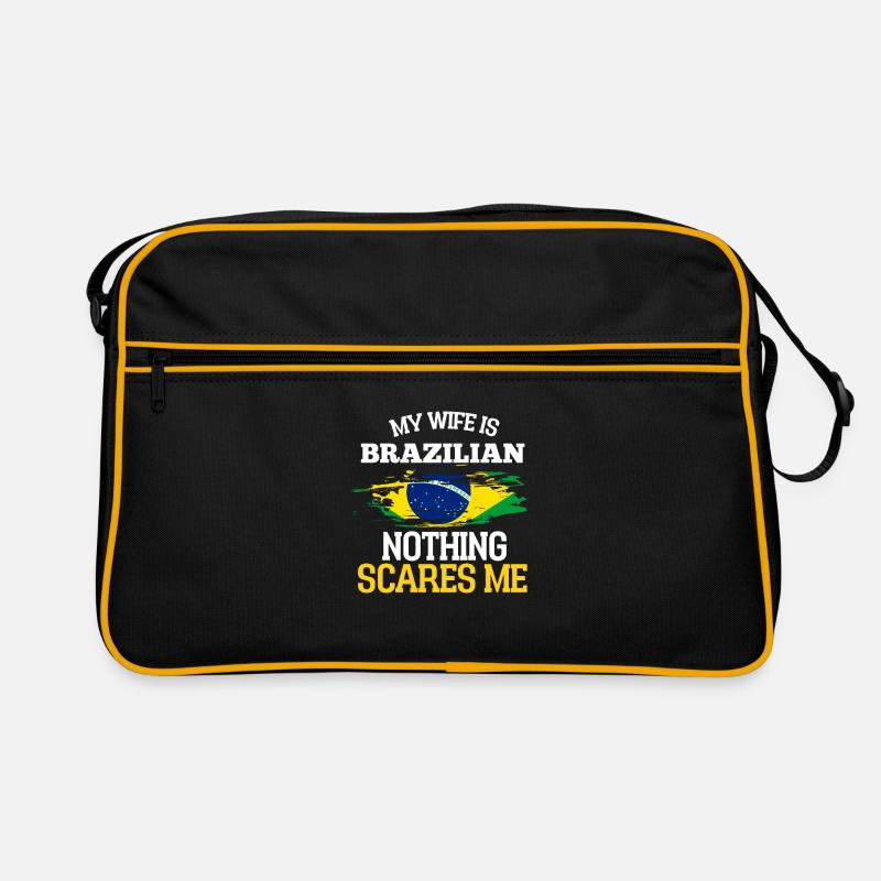 Brésil - Sac Retro - noir/or