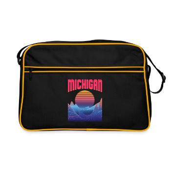 Michigan - Retro Bag - black/gold - Front