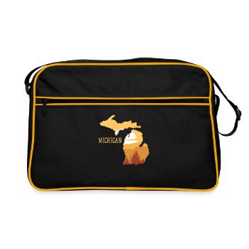 Michigan - Retro Bag - black/gold - Front