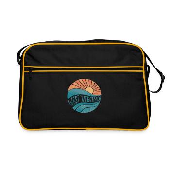 Virginie-Occidentale - Sac Retro - noir/or - Devant