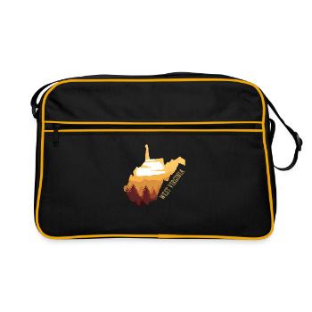 Virginie-Occidentale - Sac Retro - noir/or - Devant