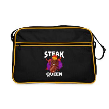 Bifteck - Sac Retro - noir/or - Devant