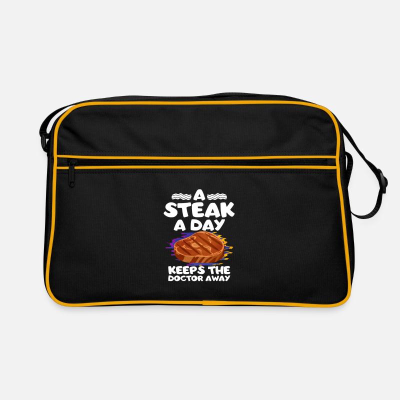 Steak Retro Tasche