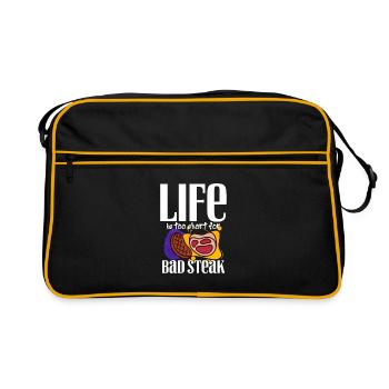 Bifteck - Sac Retro - noir/or - Devant