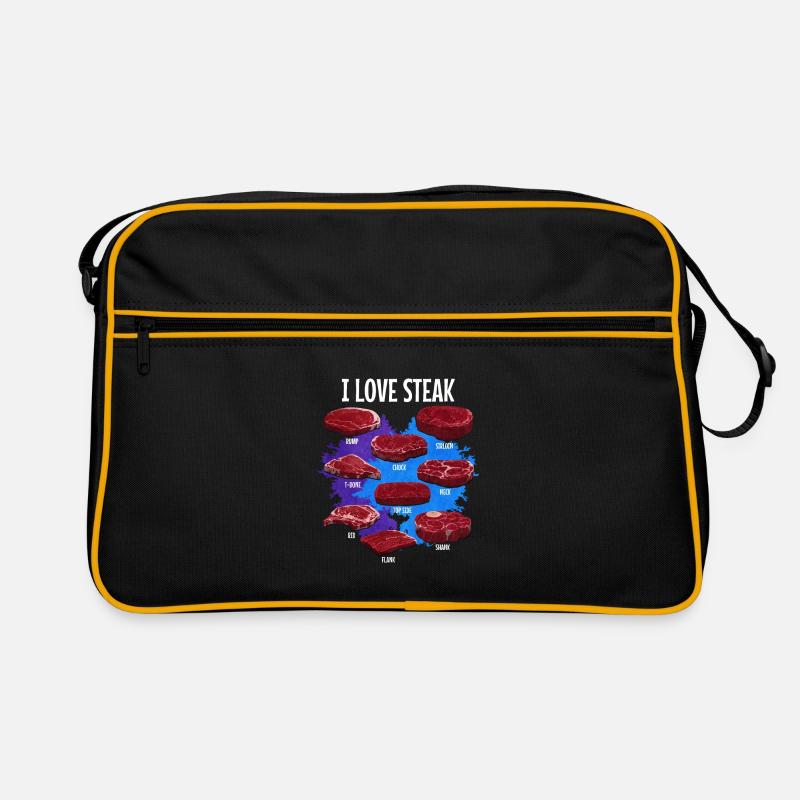 Steak Retro Tasche