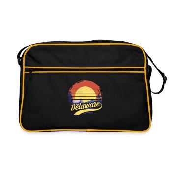 Delaware - Sac Retro - noir/or - Devant