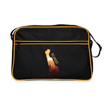 Delaware - Sac Retro - noir/or - Devant