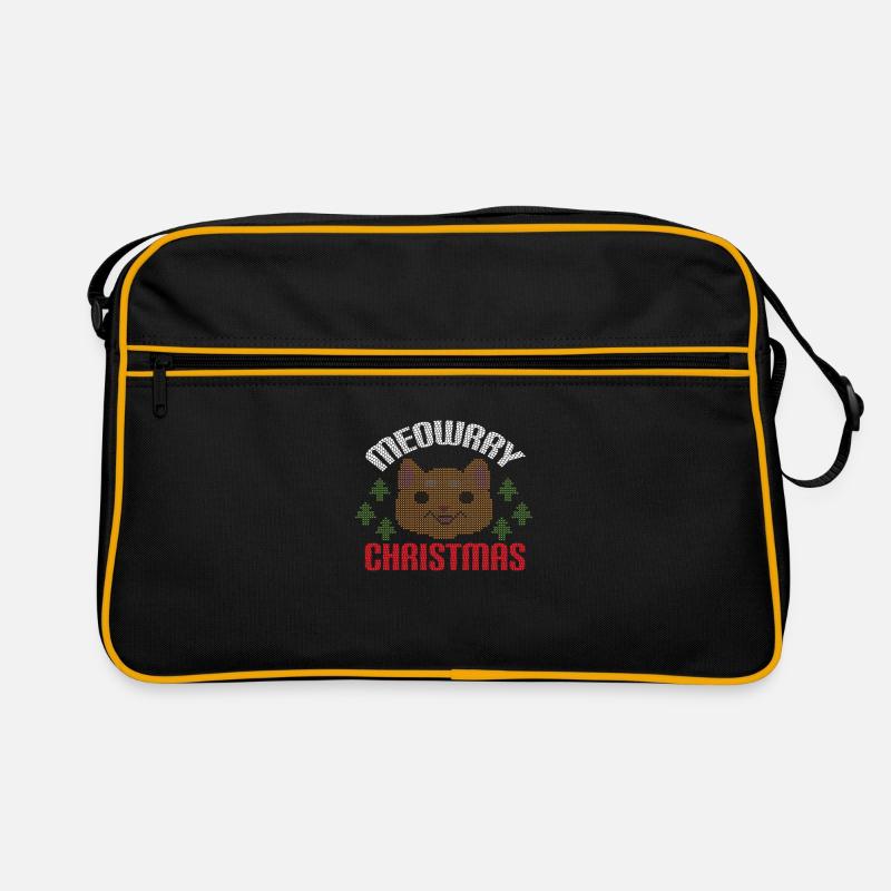 Miaulement de Noël Sac Retro