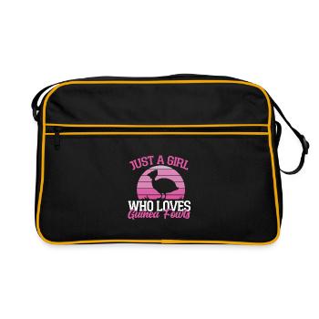 Perlhühner Perlhuhn Pintade - Sac Retro - noir/or - Devant
