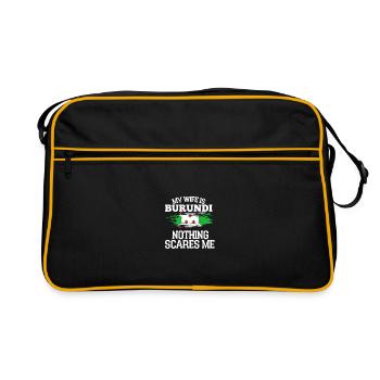 Épouse du Burundi - Sac Retro - noir/or - Devant