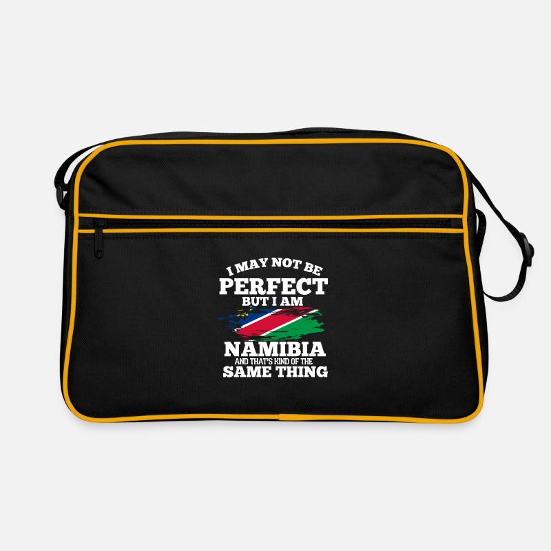 Namibia - Retro Tasche - Schwarz/Gold