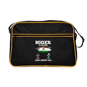 Niger - Retro Bag - black/gold - Front