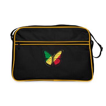 Kongo - Retro Tasche - Schwarz/Gold - Vorne