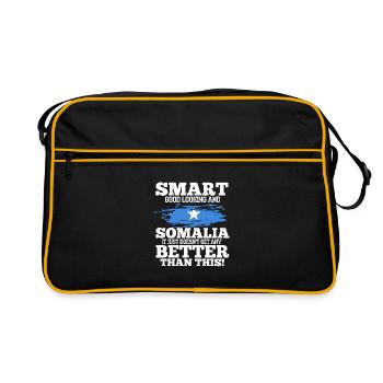 Somalie - Sac Retro - noir/or - Devant