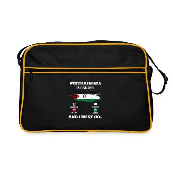 Sahara occidental - Sac Retro - noir/or - Devant