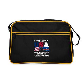 Cape Verde - Retro Bag - black/gold - Front