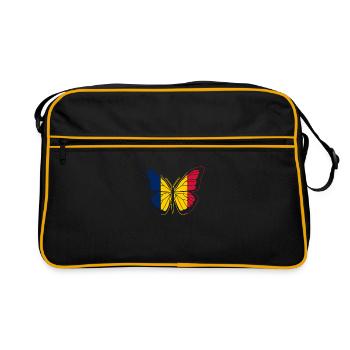 Tchad - Sac Retro - noir/or - Devant
