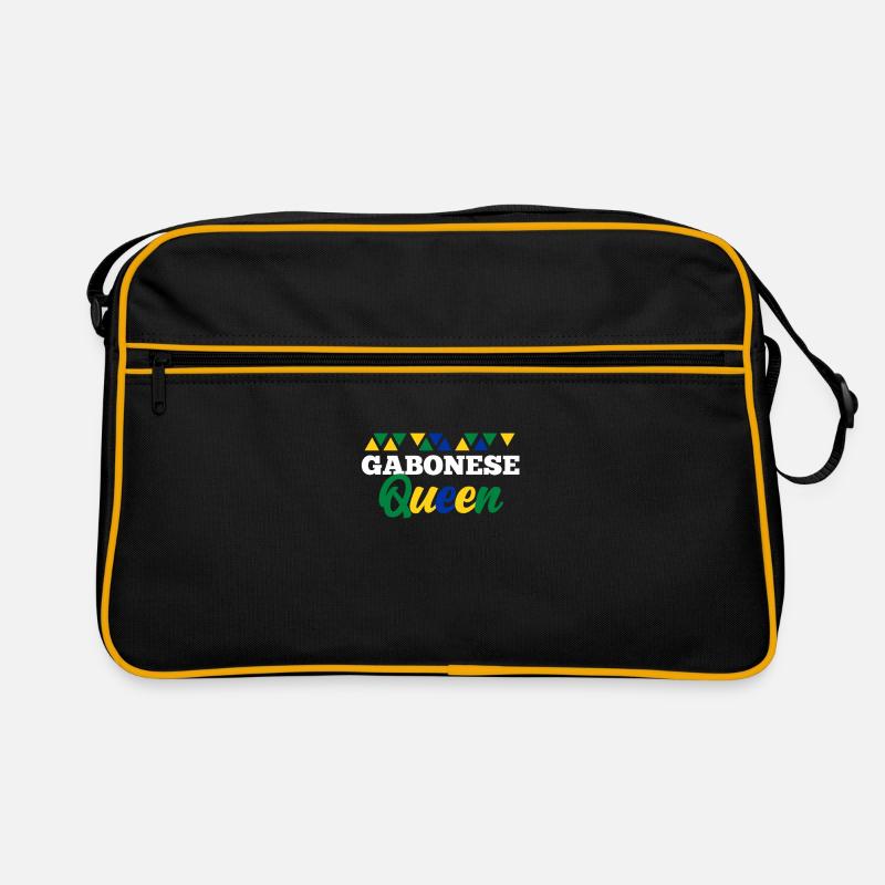 Gabon - Sac Retro - noir/or