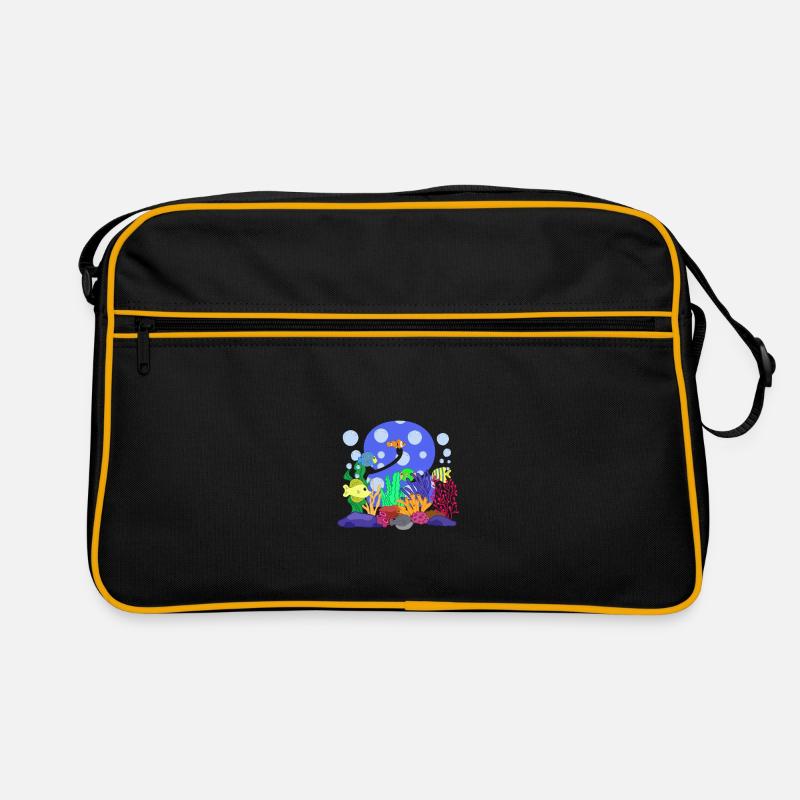 Cadeau de poisson d’aquarium Sac Retro
