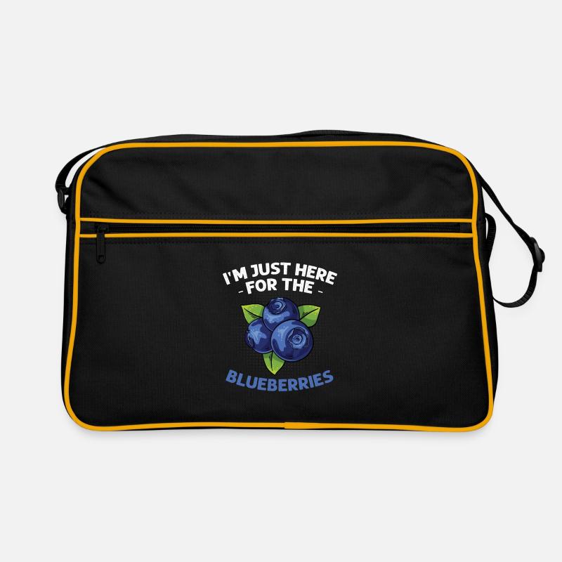 Blauberren Blauberre Geschenk Retro Tasche