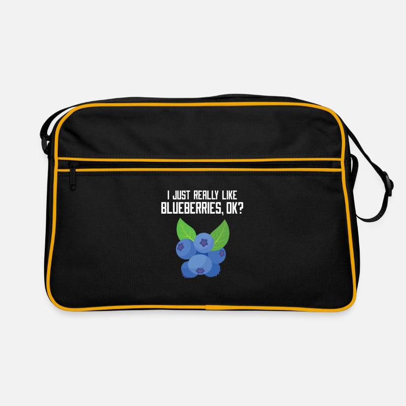Blauberren Blauberre Geschenk Retro Tasche