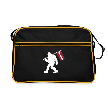 Latvia - Retro Bag - black/gold - Front