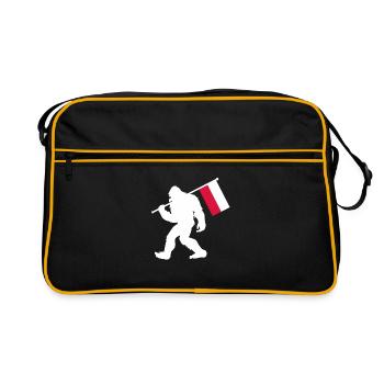 Pologne - Sac Retro - noir/or - Devant